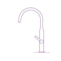 Fixtures Kitchen Faucets Ikea Nyvattnet Faucet Contour Svg Vector, Free Vectors File